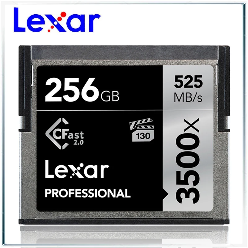 Карта памяти Lexar 128 ГБ cfast карты 64 Гб c быстрые 256 cartao de memoria 3500x512 Бесплатная доставка