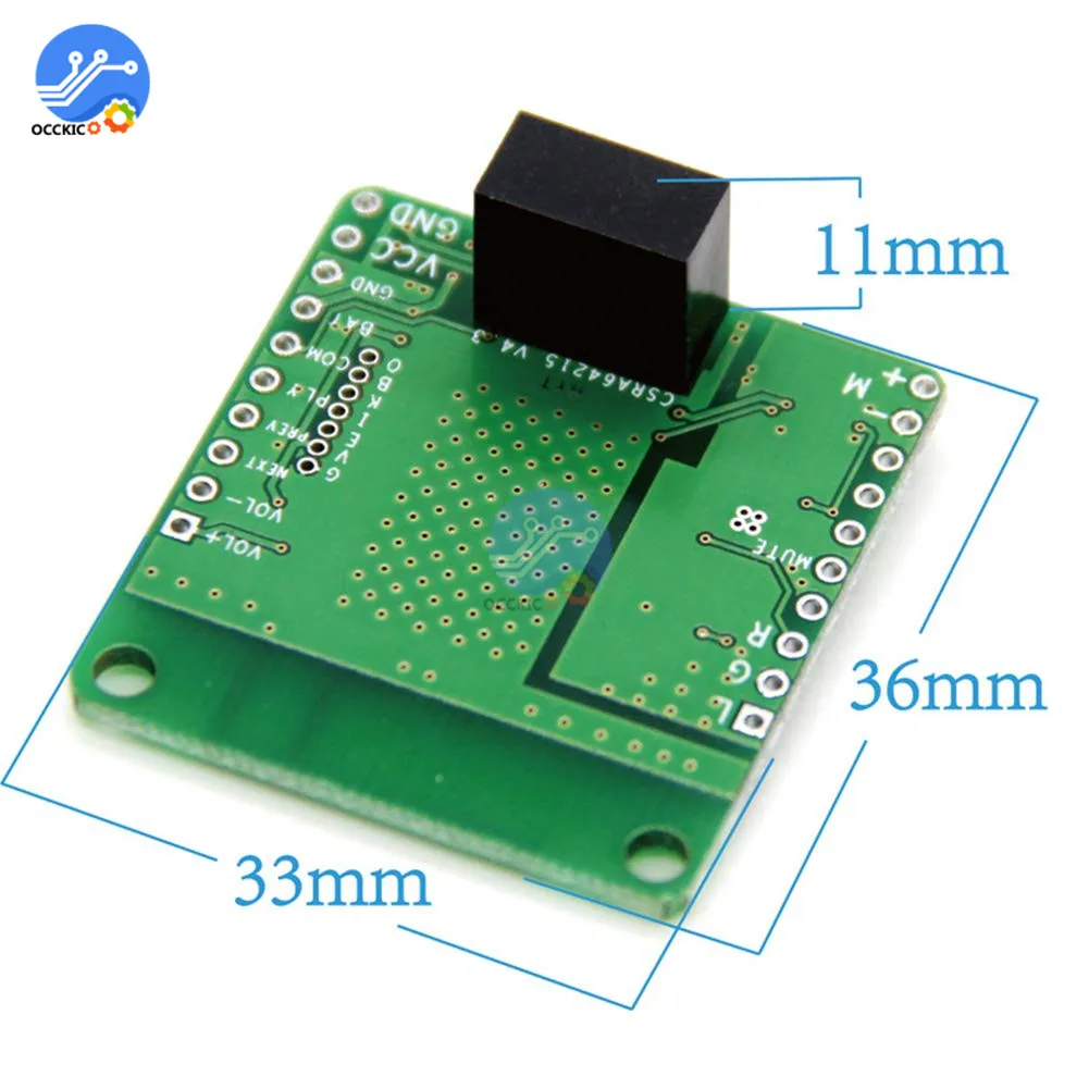 CSRA64215 Bluetooth 4,2 Приемник DC 12 В изолировать без потерь беспроводной передатчик доска