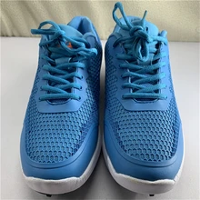 Профессиональные туфли для гольфа тренировочная обувь противоскользящая износостойкая Водонепроницаемая фиксированная подошва для ногтей