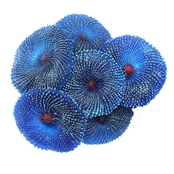 Vibrant Soft Coral Aquarium Decoration Ornament (Blue)