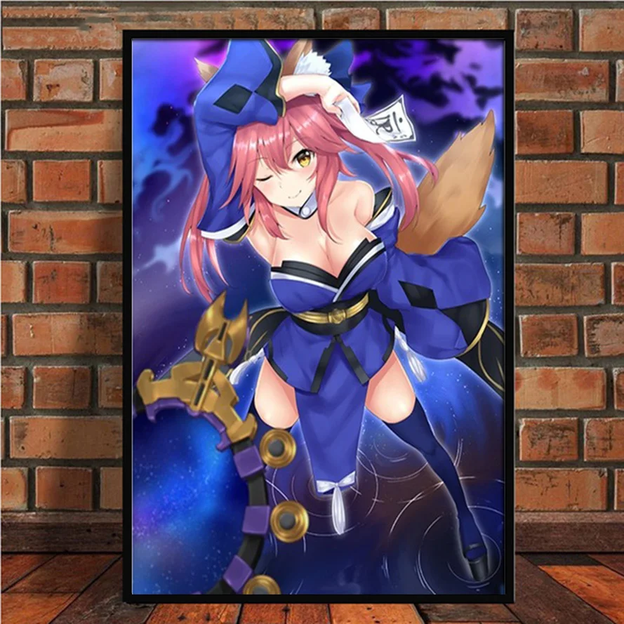 Северная Настенная картина Печать Картина модульная Япония аниме Fate Grand заказ Сексуальная tamamo no Mae Косплей плакат домашний Декор Спальня холст - Цвет: Nordic WW422-14