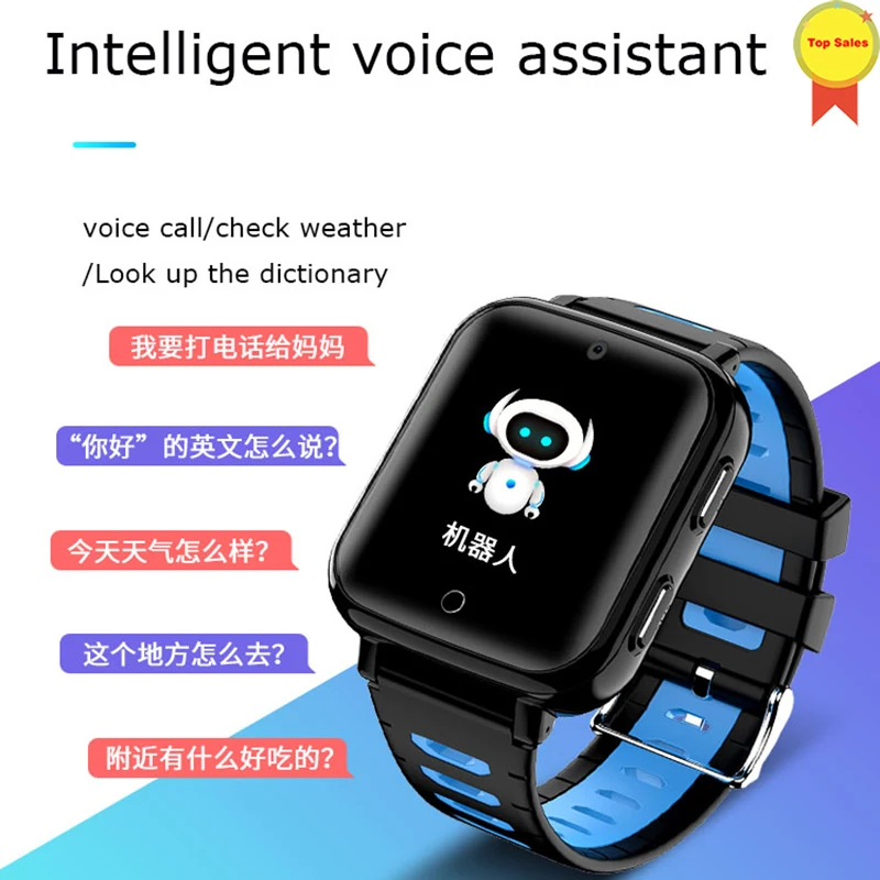 New fashion Kids Smart watch ip68 real waterproof swimming style 4G sim card GPS SOS WIFI Android Smart gps Watch boy girl baby