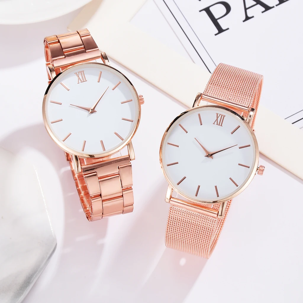 Часы-браслет женские кварцевые люксовые простые спортивные наручные с