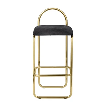 

Light Luxury Modern Coffee metal Bar counter chairs Simple High Nordic seat Personality Creative office industrial furniture
