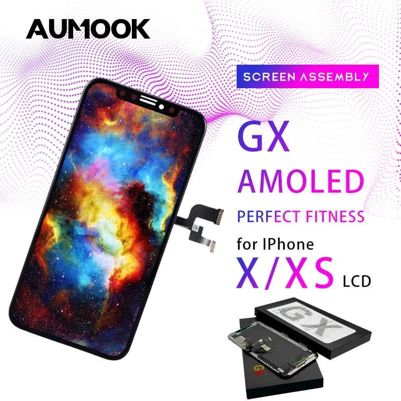 ЖК дисплей AMOLED для IPhone X XS GX сенсорный экран с дигитайзером Сменные запасные