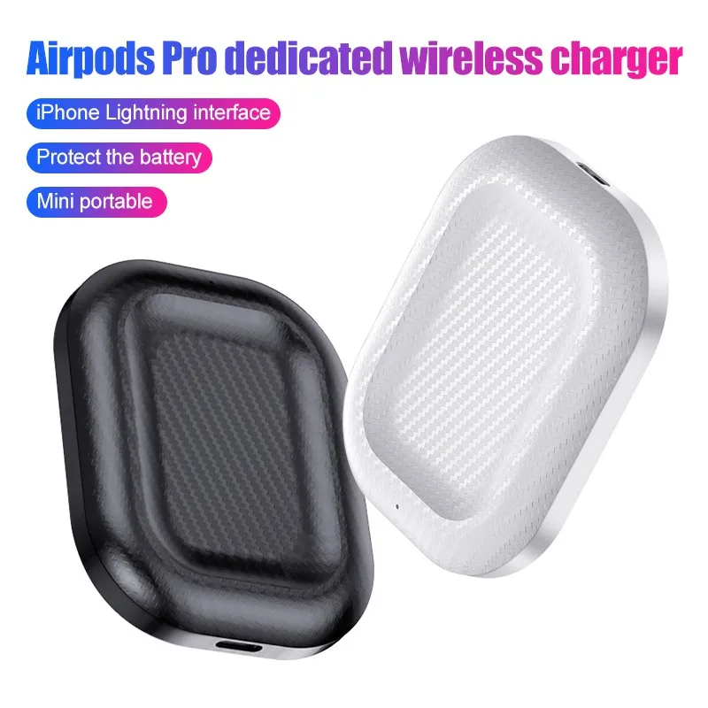 Беспроводное зарядное устройство QI 2 в 1 7 5 Вт док станция Pad для Apple Airpods AirPods Pro iPhone