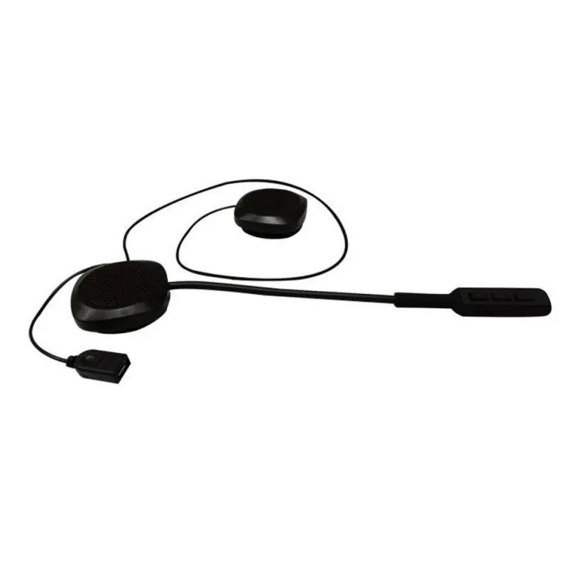 Мотоцикл V4.0 EDR Bluetooth сплошной черный цвет комплект наушников шлем наушники безопасности громкой связи Наушники
