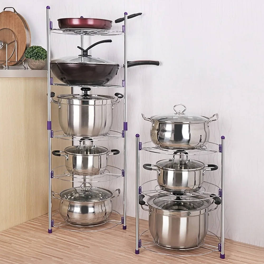 Space Saving Basin Pot Combinatorial Storage Rack Multi-layers Kitchen Shelves Space Saving Basin Pot Combinatorial Storage Rack Multi-layers Kitchen Shelves