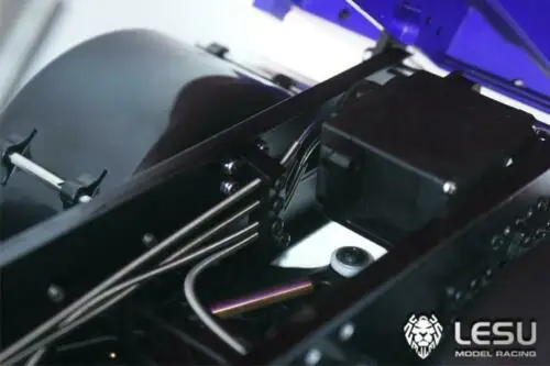 LESU 1/14 масштаб Bz 8*8 RC самосвал Модель окрашенный металлический шасси звуковой светильник мотор радио в комплекте