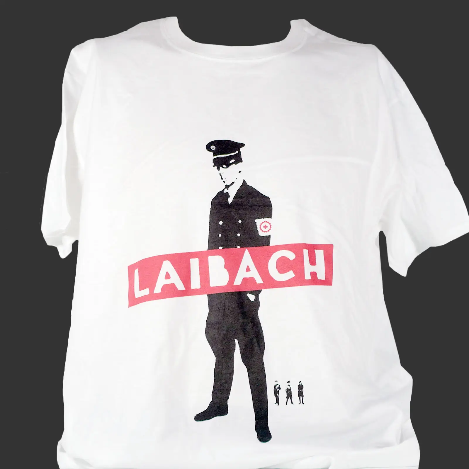 LAIBACH промышленная металлическая футболка с надписью ROCK die krupps kmfdm S M L XL 2XL 3XL
