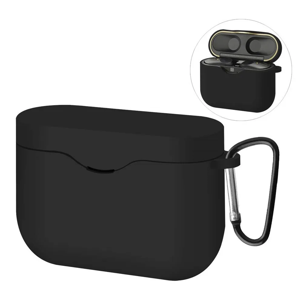 Мягкий силиконовый защитный чехол Ouhaobin для наушников Sony WF-1000XM3 противоударный с