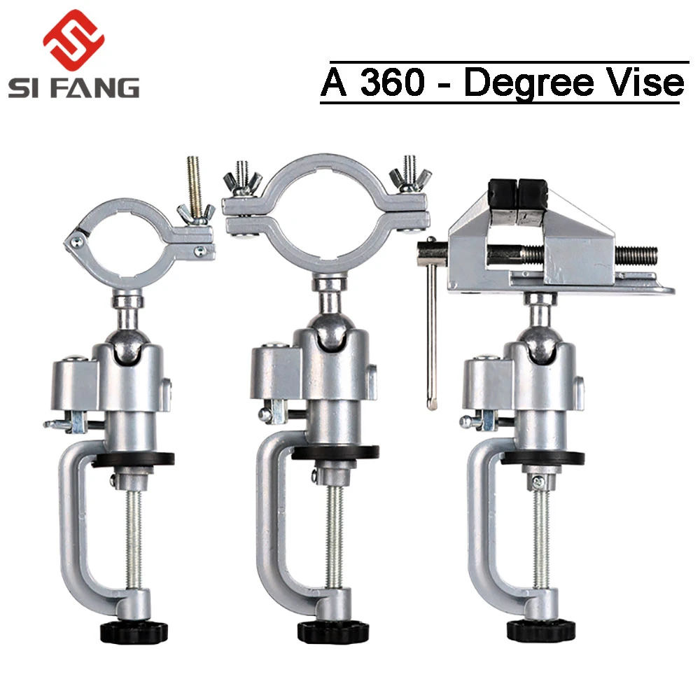 New 2-in-1 360 Degree Rotating Table Vise Multifunctional Aluminium - View #5