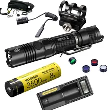 NITECORE P12GT тактический фонарик CREE XP-L HI V3 Светодиодный max 1000 люмен расстояние 320 м фонарь RSW1 GM02 NFR25 NFG25 NFB25 NFD25