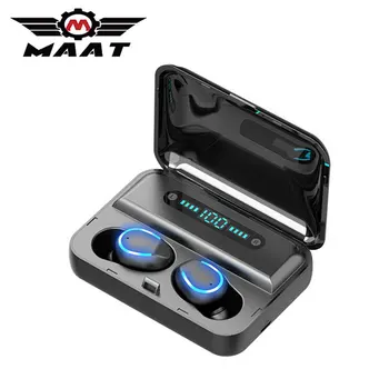 

Maat Tws F9-5 Earphones Bluetooth Wireless In-ear earphones Touch Control Latest Ear Phone With Charging Case Android iPhone