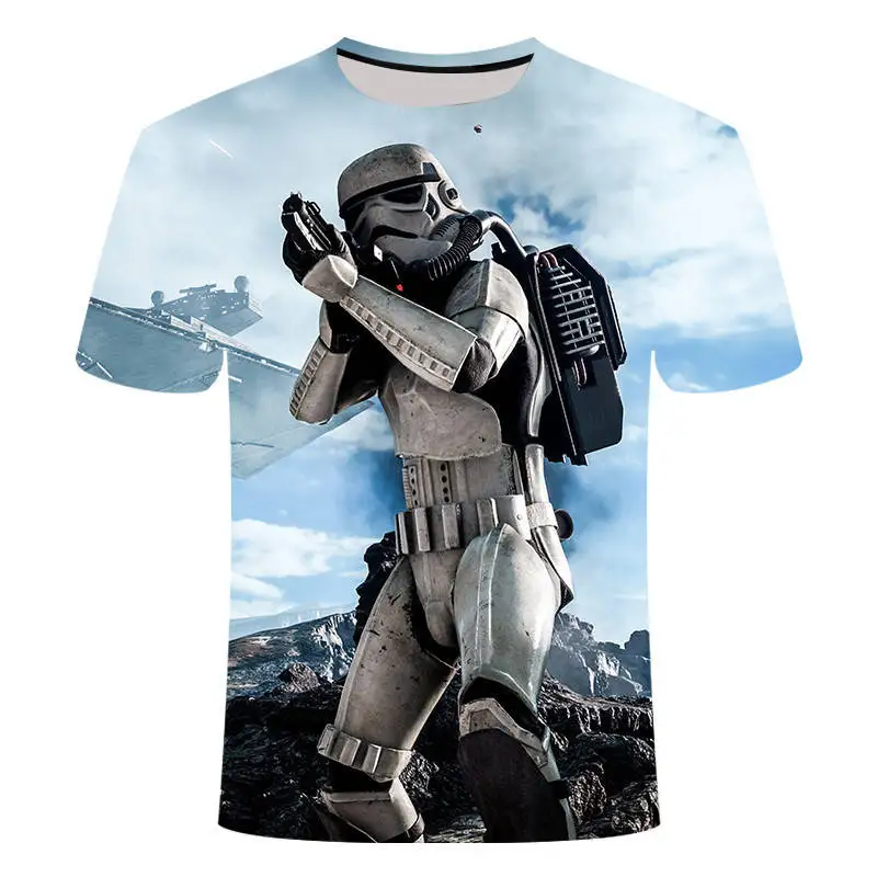Newest 3D Printed star wars t shirt Men Women Summer Short Sleeve Funny Top Tees Fashion Casual clothing Asia Size 3 D T-shirt - Цвет: T1425