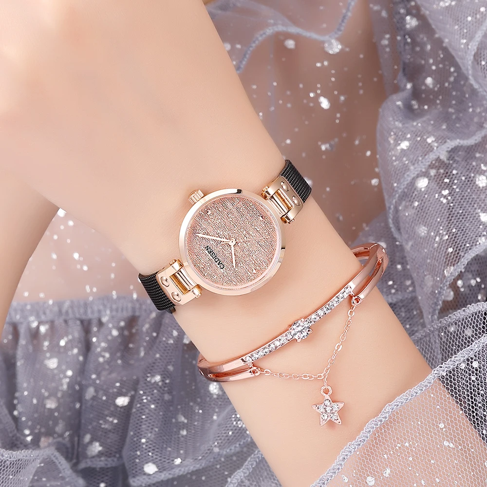 Relogio Feminino новые часы для женщин, женские роскошные брендовые часы, модные женские кварцевые наручные часы с сапфировым золотым кристаллом и циферблатом