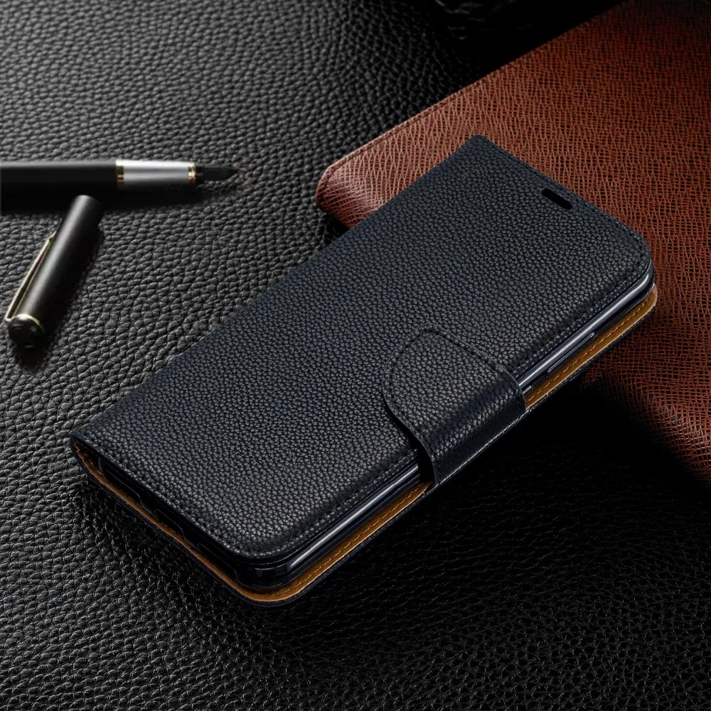 Huawei Y6(2019) Flip case on for Huawei Y6 2019 cover pu leather book wallet coque for Huawei Y 6 2019 Y6 Prime 2018 phone case silicone case for huawei phone