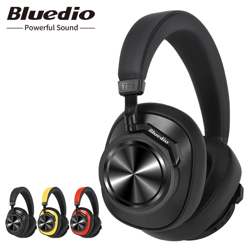 Беспроводная bluetooth-гарнитура Bluedio T6S активное шумоподавление наушники для