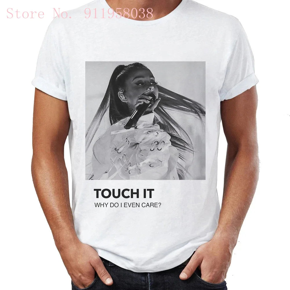 Kawaii Ariana Grande positions print Tshirt Harajuku sweet music singer cover t shirt oversized gothic punk women/men's T-Shirts