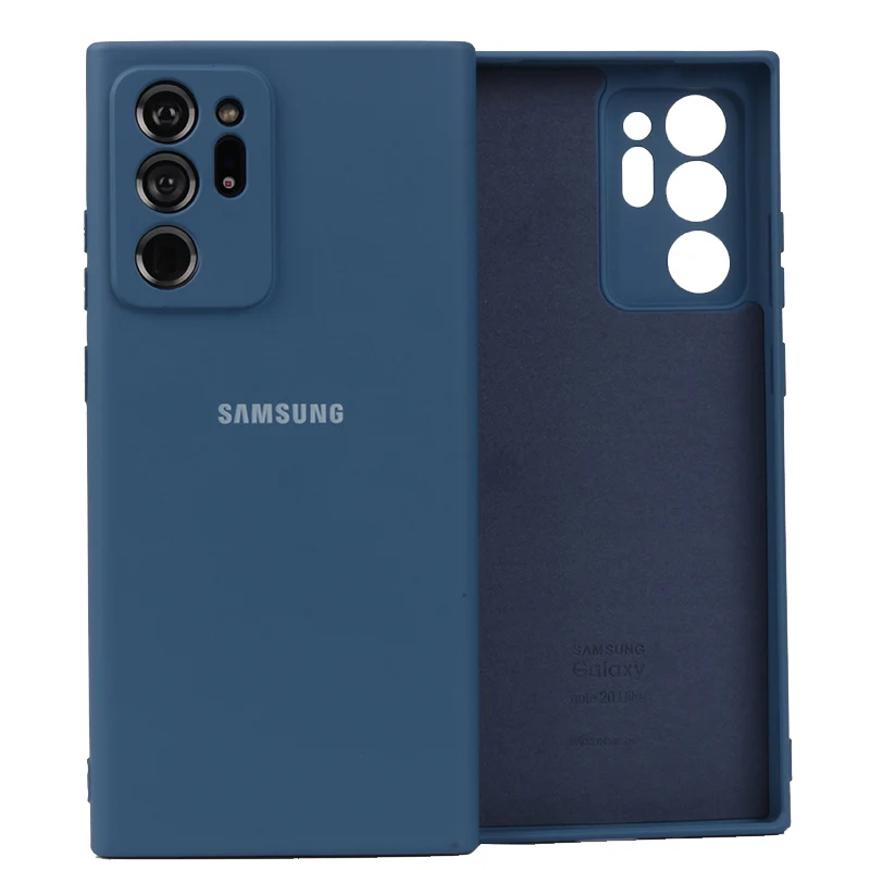 Samsung Galaxy Note 20 Ultra 5G Case Camera Protection Soft Silicone Cover Silky Touch Protective Shell Note20 Note20 Ultra mobile pouch Cases & Covers