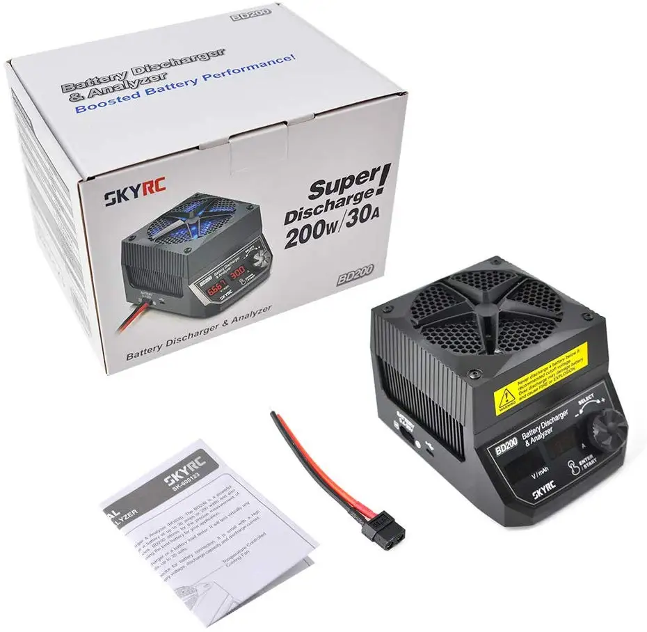 SKYRC BD200 разрядник батареи анализатор разрядки 5,4 V-35 V тестер нагрузки аккумулятора постоянного Мощность постоянного тока с тестером емкости