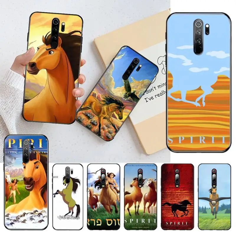 

Spirit Stallion Cimarron Horse Newly Arrived Black Cell Phone Case for Redmi Note 8 8A 8T 7 6 6A 5 5A 4 4X 4A Go Pro