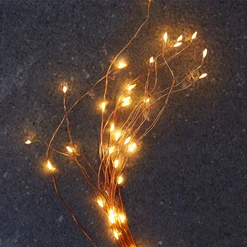 

Gypsophila Tree Rattan Lamp Waterproof LED Copper Wire String Light ABS/PVC Transparent Wire LED Battery Control 10 Branch 2M200