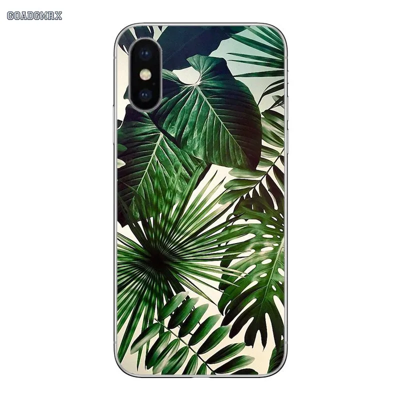 image 5 Мягкая сумка чехол для samsung Galaxy S2 S3 S4 S5 Mini S6 S7 Edge S8 S9 S10 Lite J4 J6 Plus Европа Лето растения банан лист искусство - Цвет: image 5