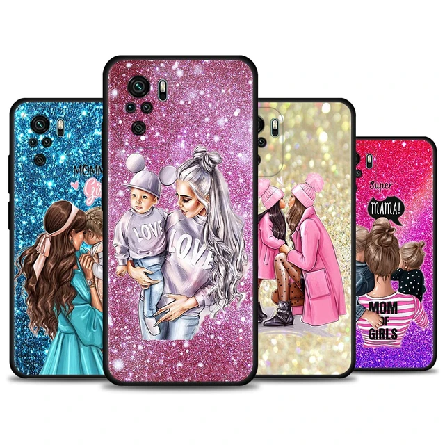 For Xiaomi Redmi 13C Case Super Mom Baby Fashion Girls Cover Soft TPU  Fundas For Xiaomi Redmi 13C 13 C Redmi13C Phone Case Coque