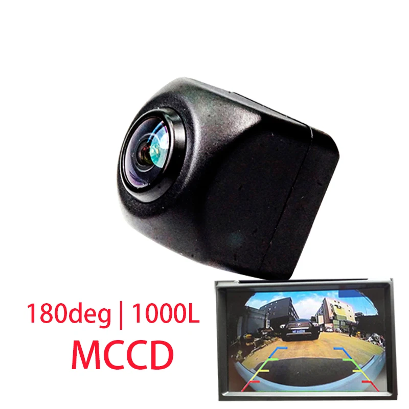 180deg CCD HD Автомобильная камера заднего вида для KIA Cerato евро GL MT Spectra Sephia 5 Хэтчбек 03-09 динамическая парковочная камера - Название цвета: MCCD no LED 180deg