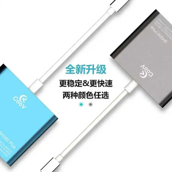 5 шт. COOV SH350 plus HDMI конвертер Портативный ТВ база с USB TYPE-C разъем для консоли nintendo switch