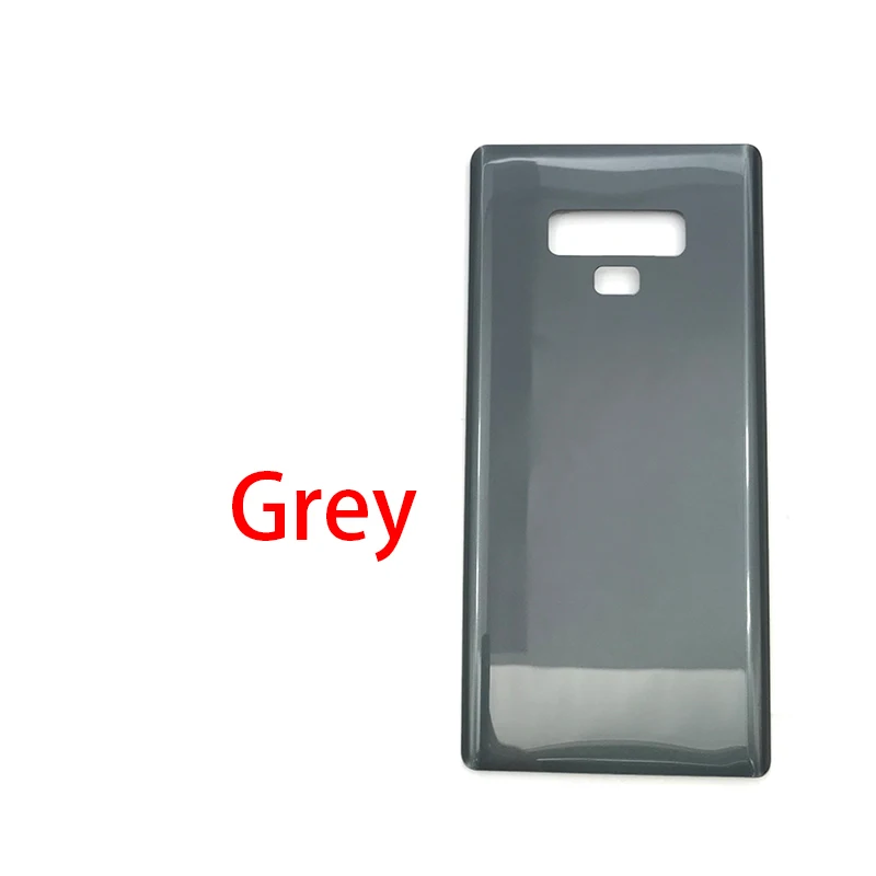Light Gray Задняя Стекло задняя крышка для samsung Galaxy Note 9 Батарея двери Корпус Батарея задняя крышка - Цвет: Light Gray