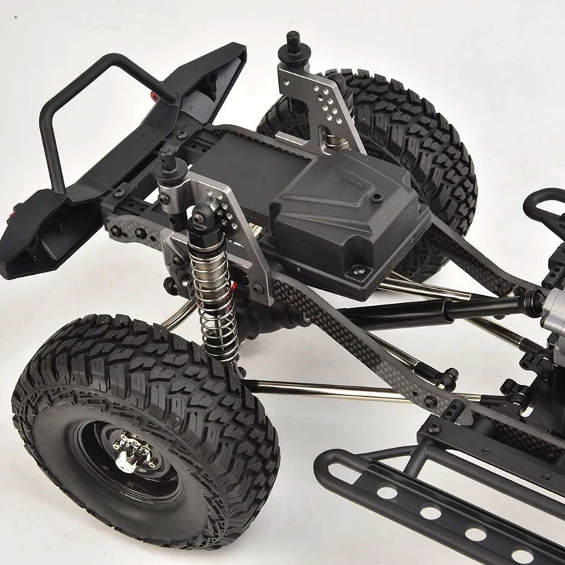 Ex86100 Pro 1/10 2,4G 4Wd Rc автомобиль электрический скалолазание гусеничный Rc автомобиль открытый игрушки комплект-Красный