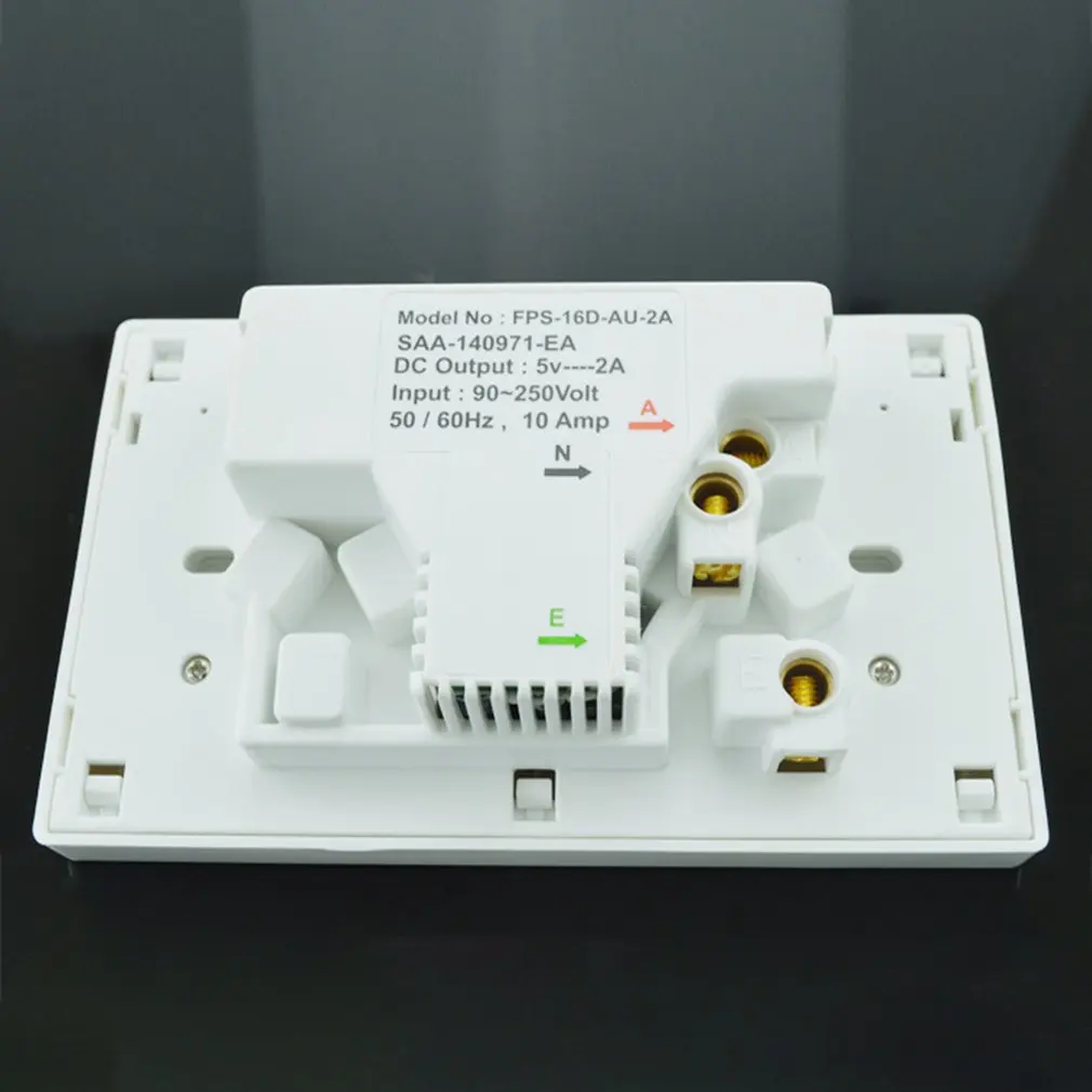 2.1A двойной USB Домашний настенный источник питания австралийский комплект питания точечная розетка AU plug
