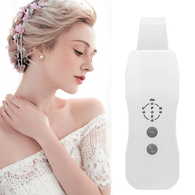 

Ultrasonic Skin Scrubber Massager Ultrasound Facial Deeply Cleaning Device Anion Face Cleaner Cleanser Face Care Peeling Lifting