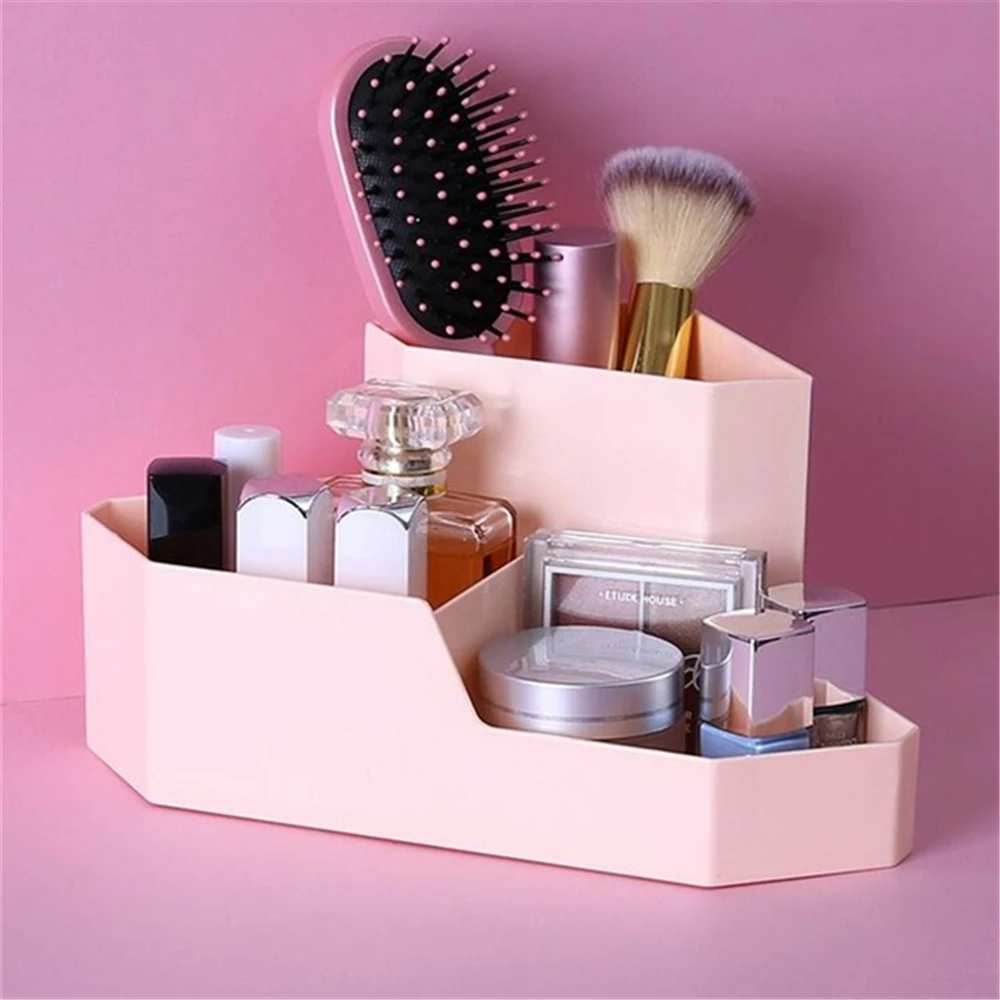 

1pcs Makeup Organizer for Cosmetic Large Capacity Cosmetic Storage Box Desktop Jewelry Nail Polish Drawer Container