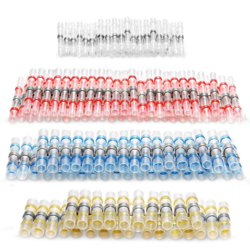 Горячая XD 300Pcs припоя уплотнения провода разъемы Plustool стыковые Термоусадочные