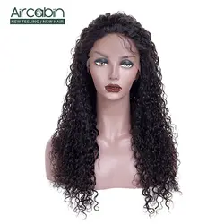 360 Синтетические волосы на кружеве парики человеческих волос с предварительно сорвал Детские волосы бразильский странный вьющиеся Волосы