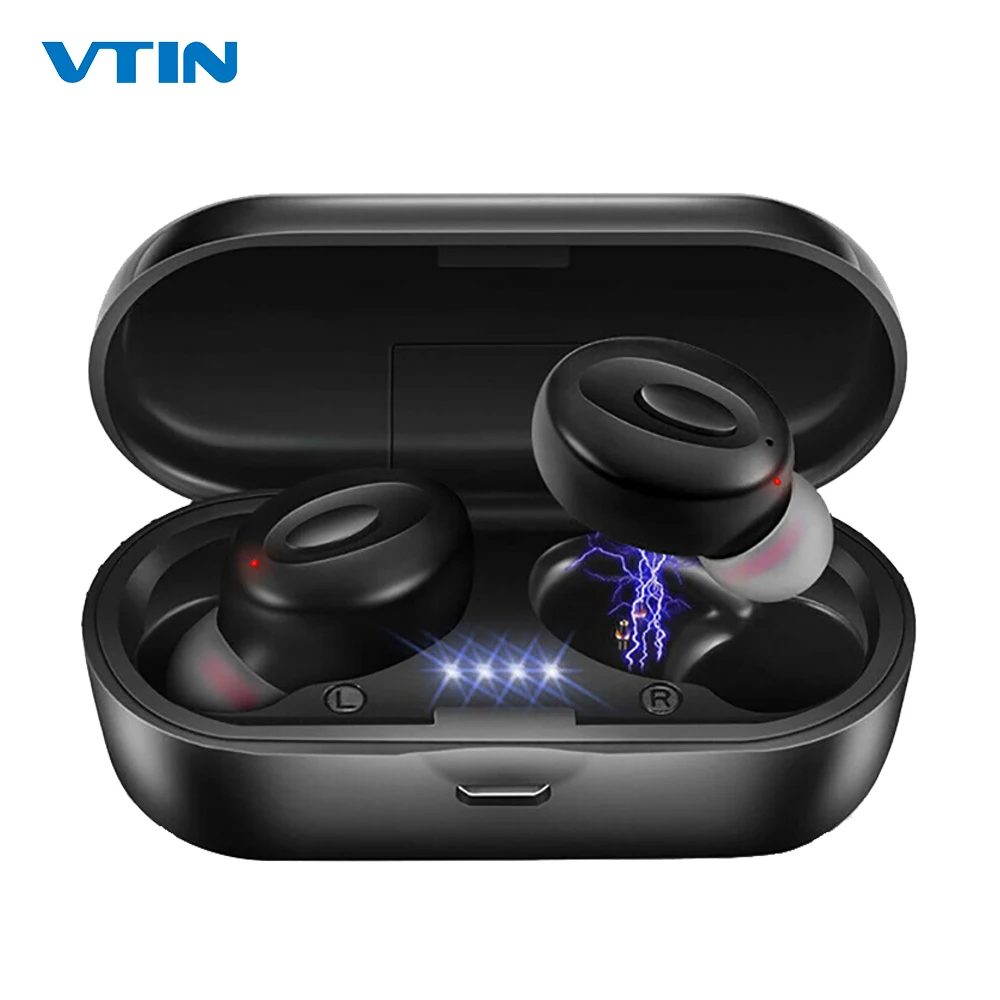 

Vtin XU654 Wireless Earphones Bluetooth 5.0 Sport Earphone Waterproof Mini Stereo Earbuds With Charging Case For Redmi iPhone X