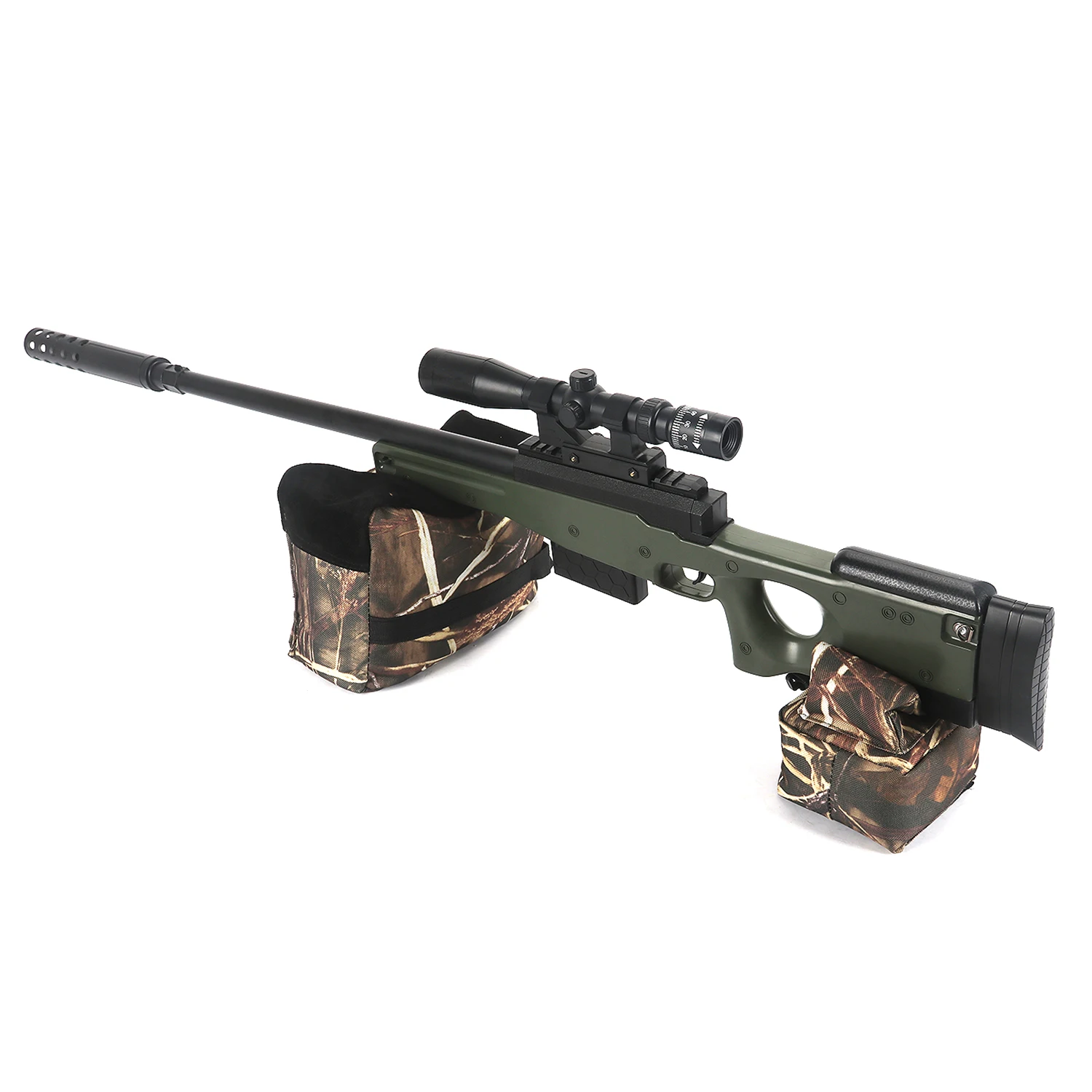 Gun Rest Rifle Bag Front Rear Bench Sand Tourbon Ammo Hold Cheek Pad Hunting Set 