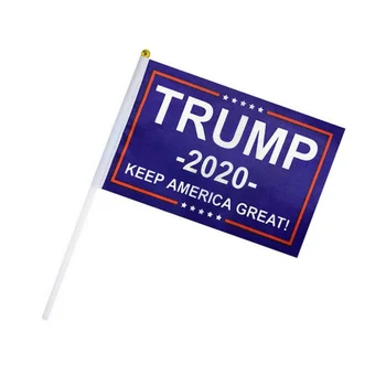 

Donald Trump Flag For President 2020 Keep America Great Flag Small Mini Hand Held Stick Flags