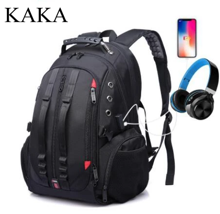 KAKA 17 inch  Laptop Backpack Large Capacity Men Travel Bag Men Backpack bag  Business  Men Shoulder Bag Water Proof  Rucksack 2