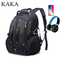 KAKA 17 inch  Laptop Backpack Large Capacity Men Travel Bag Men Backpack bag  Business  Men Shoulder Bag Water Proof  Rucksack 2