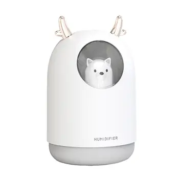 

Office Mini Portable Durable Aroma Essential Oil Diffuser Environmentally Friendly Bear Humidifier For Bz1596