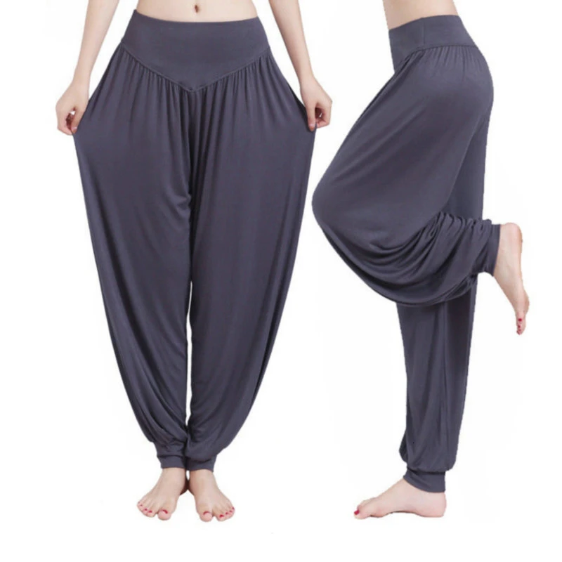 13 Colors Wide Leg Yoga Pants Plus Size Women Loose Pants Long Trousers for Yoga Dance S M L XL XXL XXXL Soft Modal Home Pants