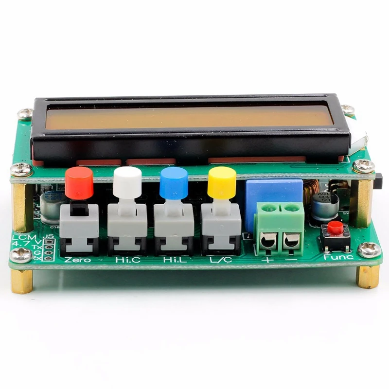 TOP Lc100-A Digital Lcd High Precision Inductance Capacitance L/C Meter Capacitor Tester Frequency 1Pf-100Mf 1Uh-100H Lc100-A + 4