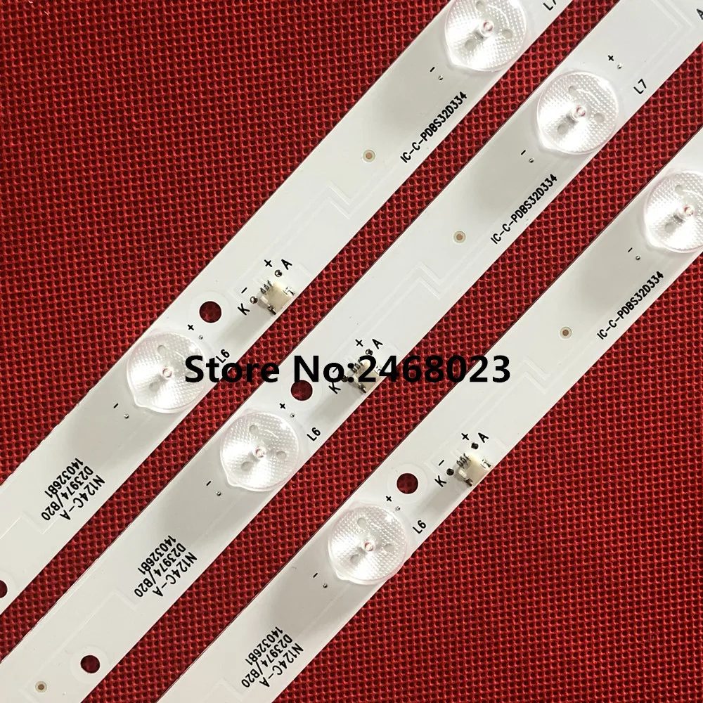 1 комплект = 12 штук TCL L32W3212 32 дюймов светодиодная подсветка ZDJK315D08 ZC14F 04 303JK315034 59 см 8