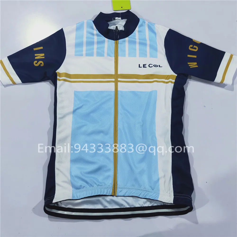 Le col cycling set summer men short sleeve jersey+pants+gel pad custom bicycle equipment triathlon body suit uniforme ciclismo
