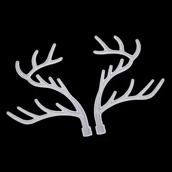 

Christmas Elk Jewelry Rack Resin Casting Molds Deer Anlter Jewelry Storage Box Silicone Resin Trays Mold Set Art Crafts