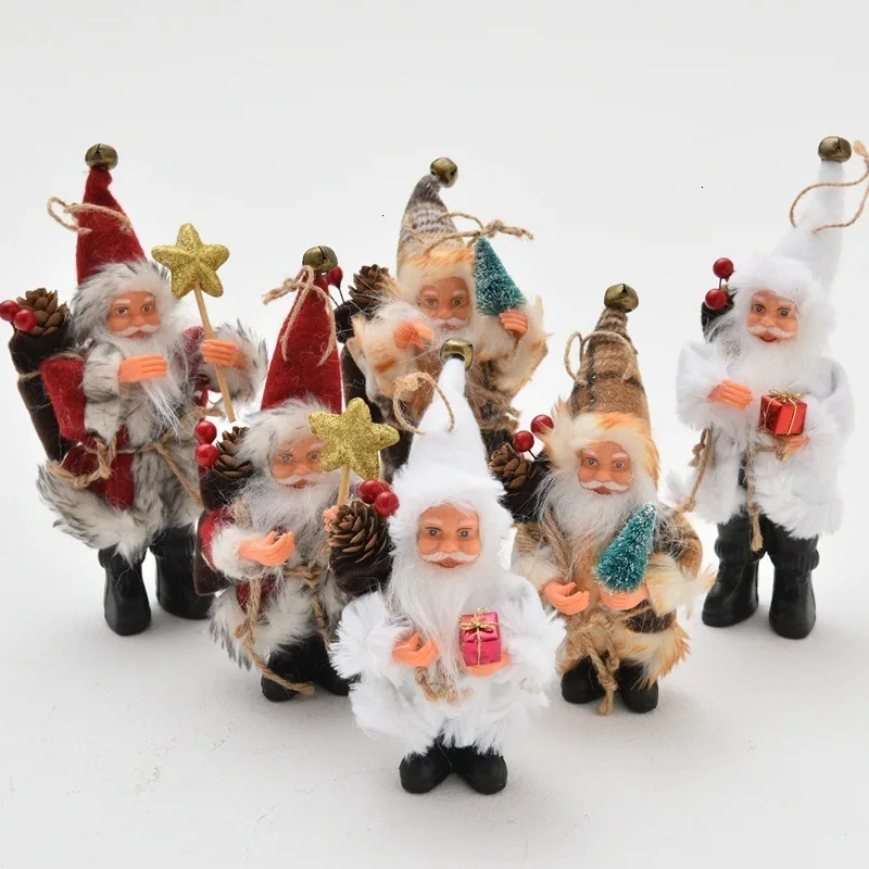 Санта-Клаус, снеговик, светильник, Рождественский Декор, рождественские украшения для дома, дерево, Navidad Noel, рождественский подарок, год